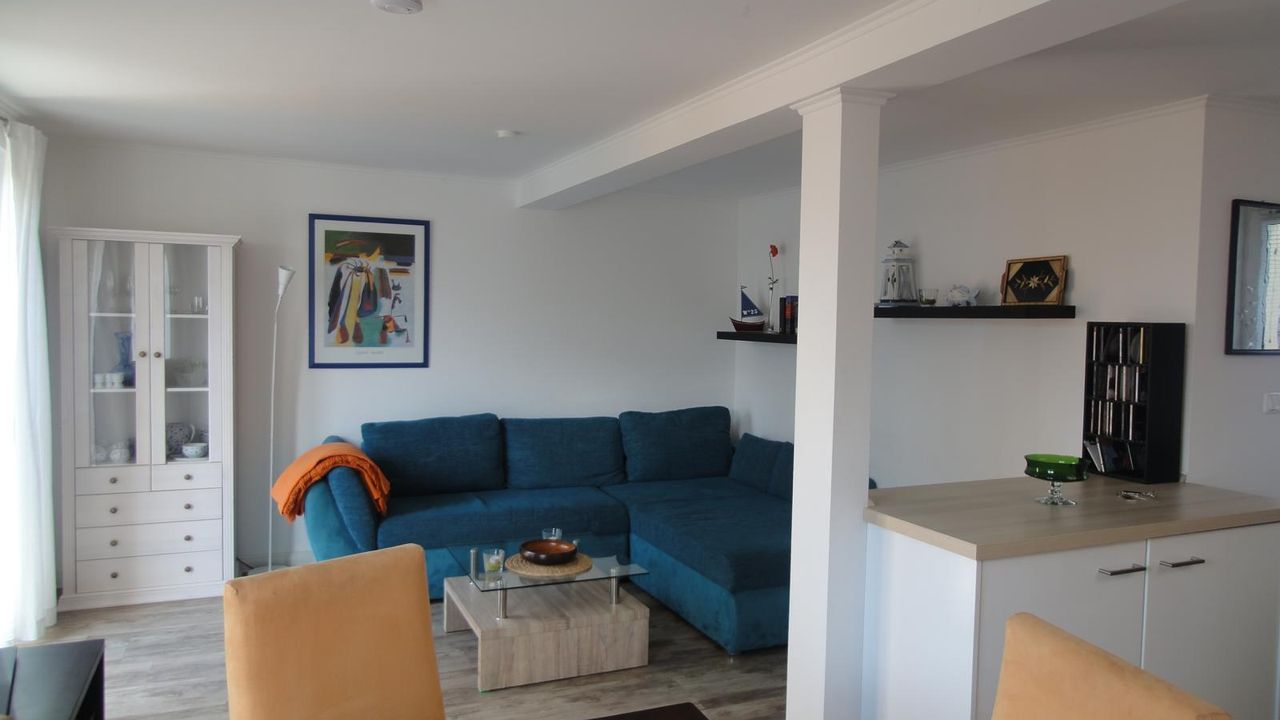 Ferienwohnung Mond im Haus Struve gemütliche Sitzecke zum Entspannen im Wohn-Eßbereich im EG Ferienwohnung Mond im Haus Struve gemütliche Sitzecke zum Entspannen im Wohn-Eßbereich im EG
